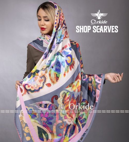 عکس روسری نخ ابریشم