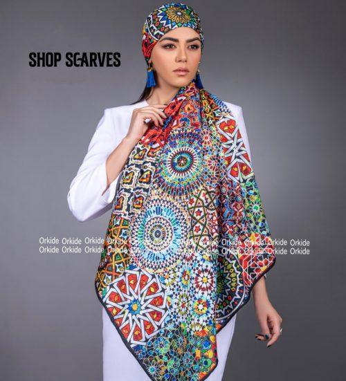 عکس روسری نخ ابریشم